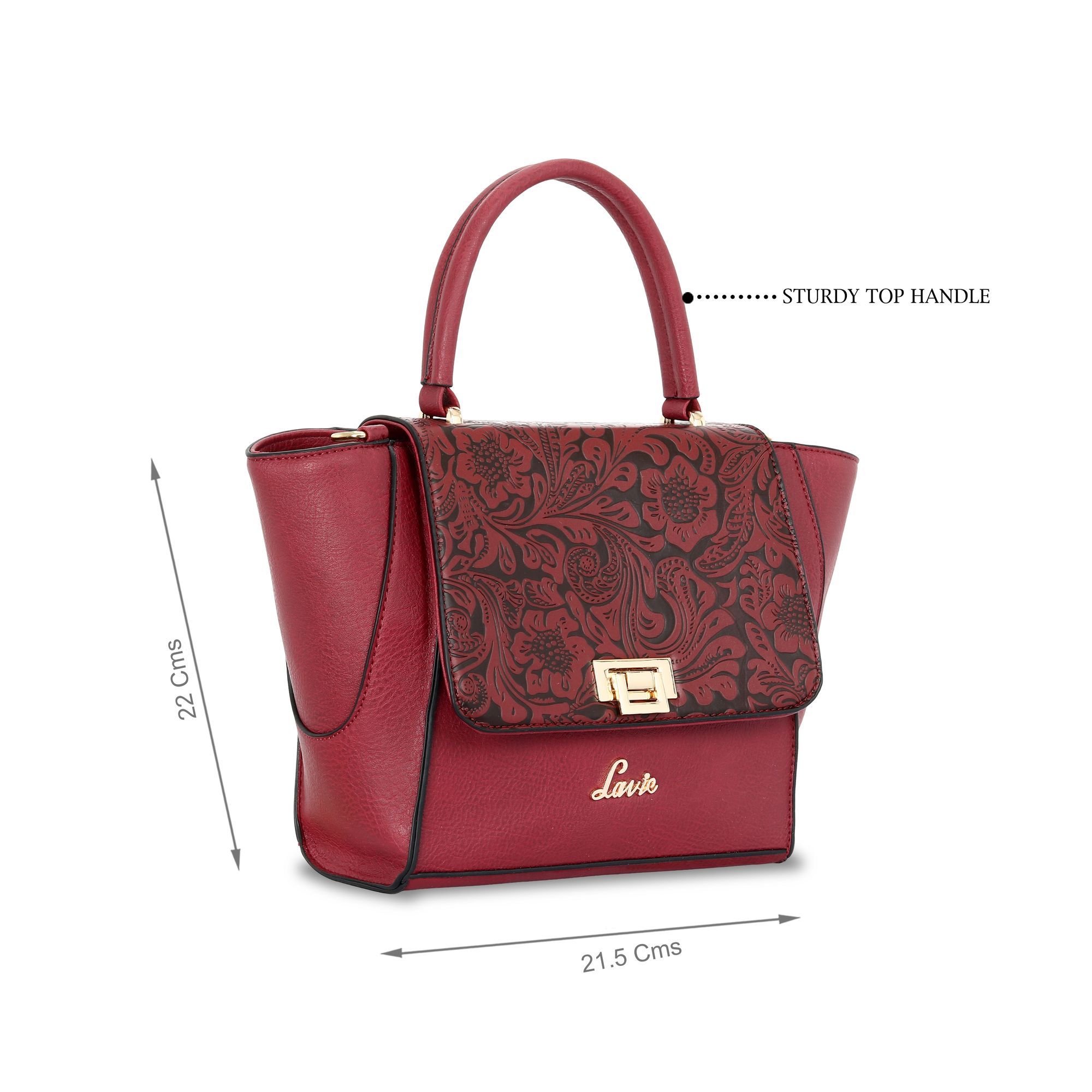 Lavie Purple Solid/plain Handbags Buy Lavie Purple Solid/plain