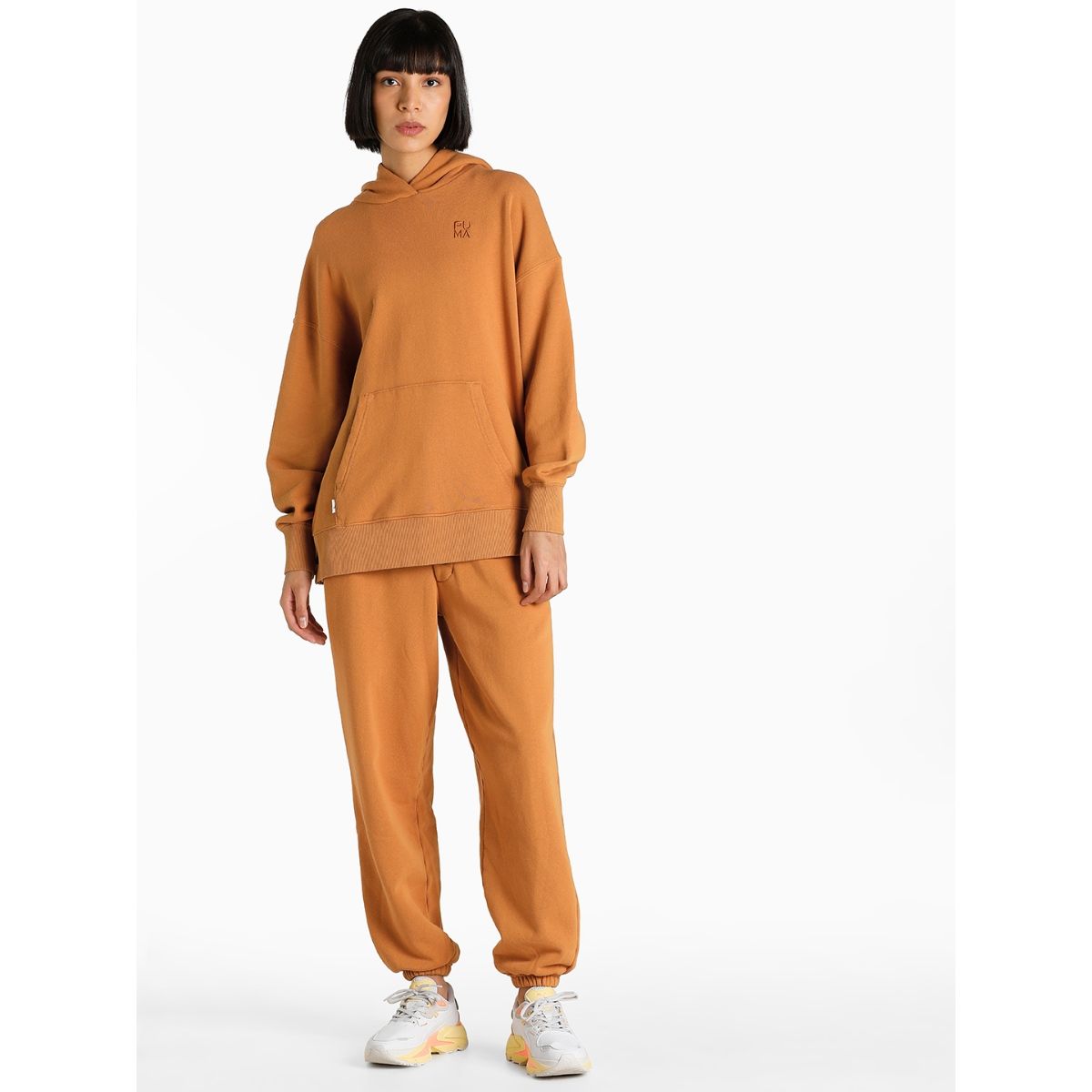 Puma Infuse Oversized Women Brown Hoodie Buy Puma Infuse Oversized