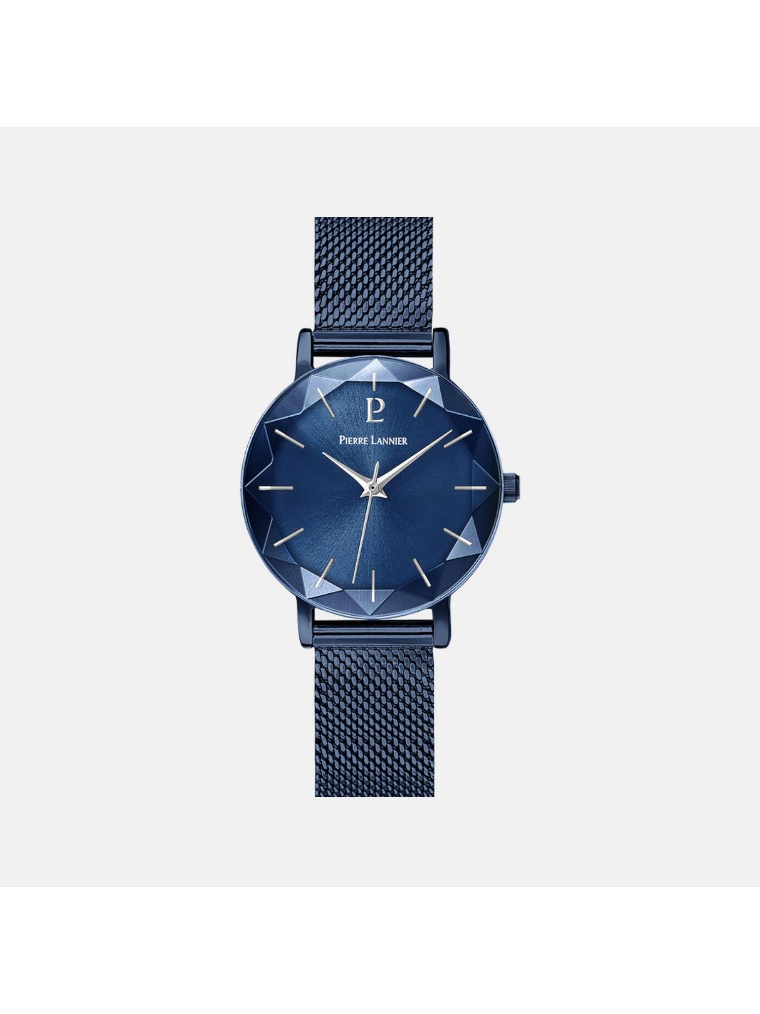 Pierre Lannier Blue Stainless Steel Analog Watch (010P968) (M)