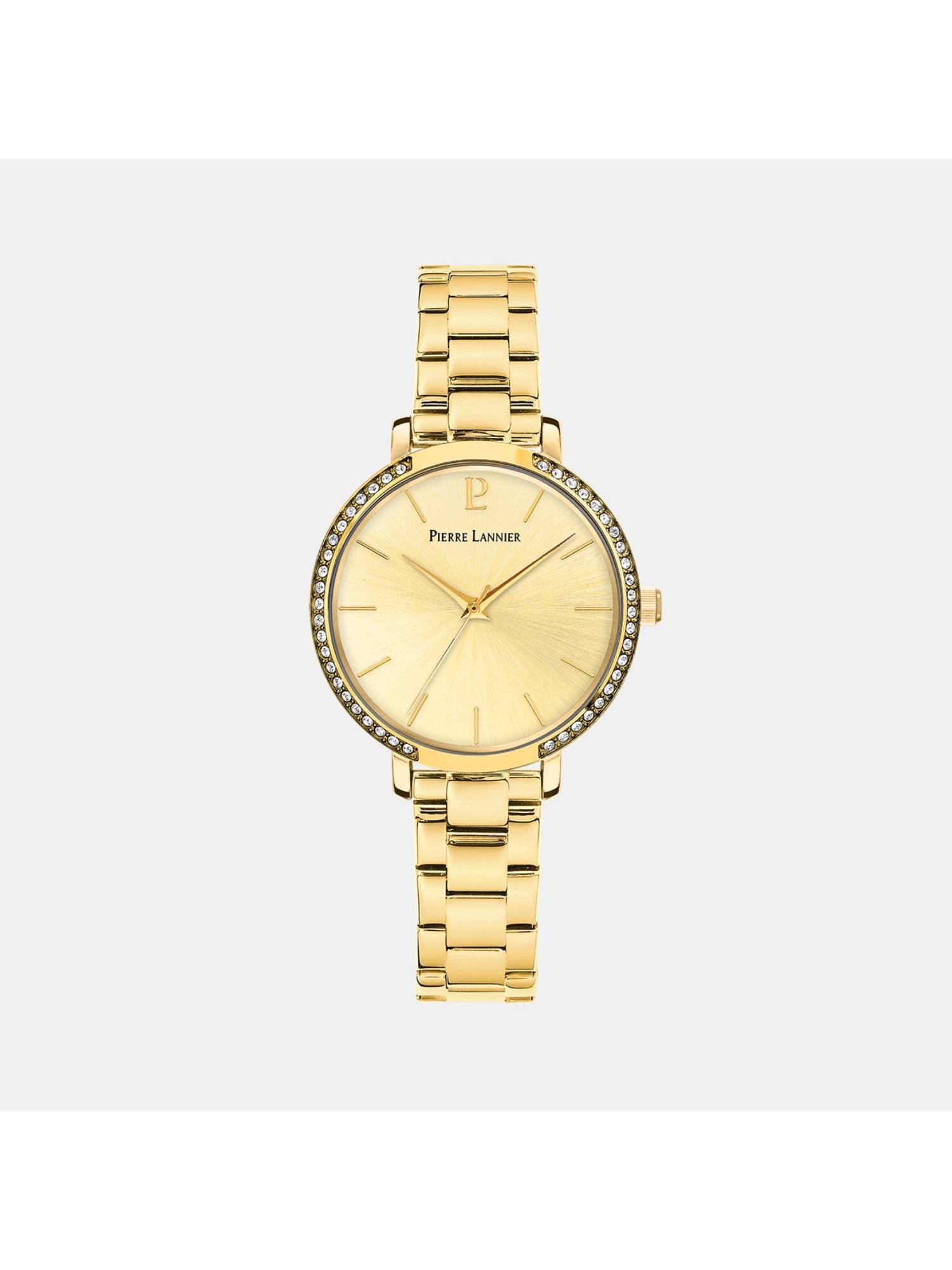 Pierre Lannier Gold Stainless Steel Analog Watch (037H542) (M)