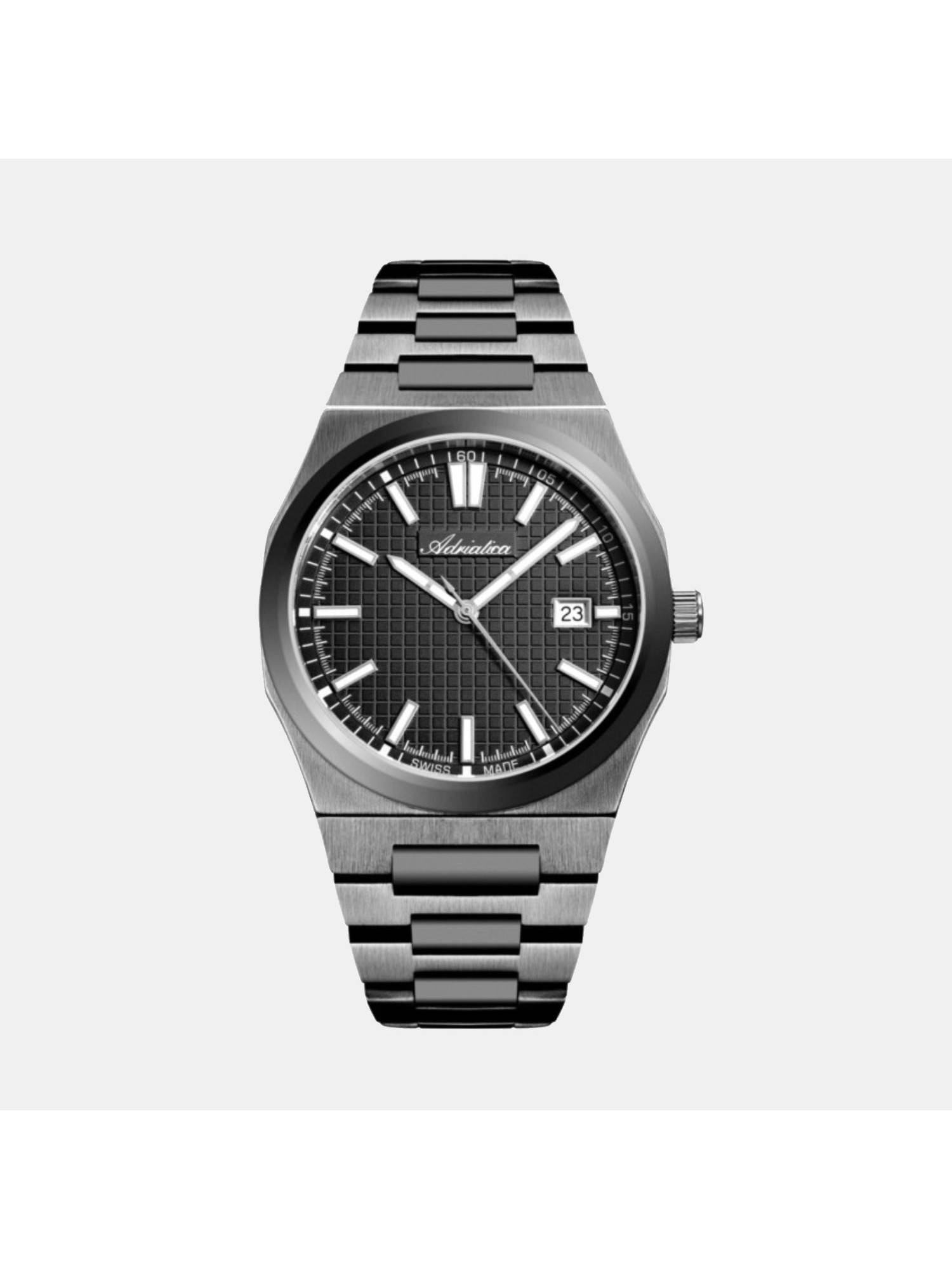 Adriatica Grey Stainless Steel Analog Watch (A8326.S116Q) (M)