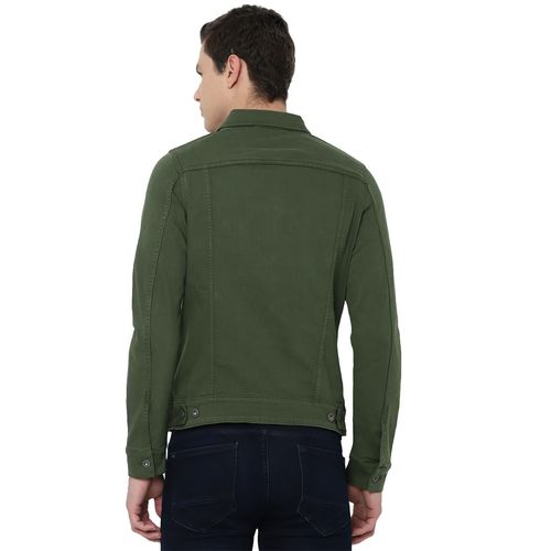 Buy Allen Solly Olive Jacket Online