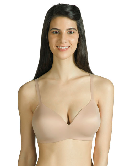 Buy Amante Contour Support Non-Padded Wired Super Support Bra - Nude online