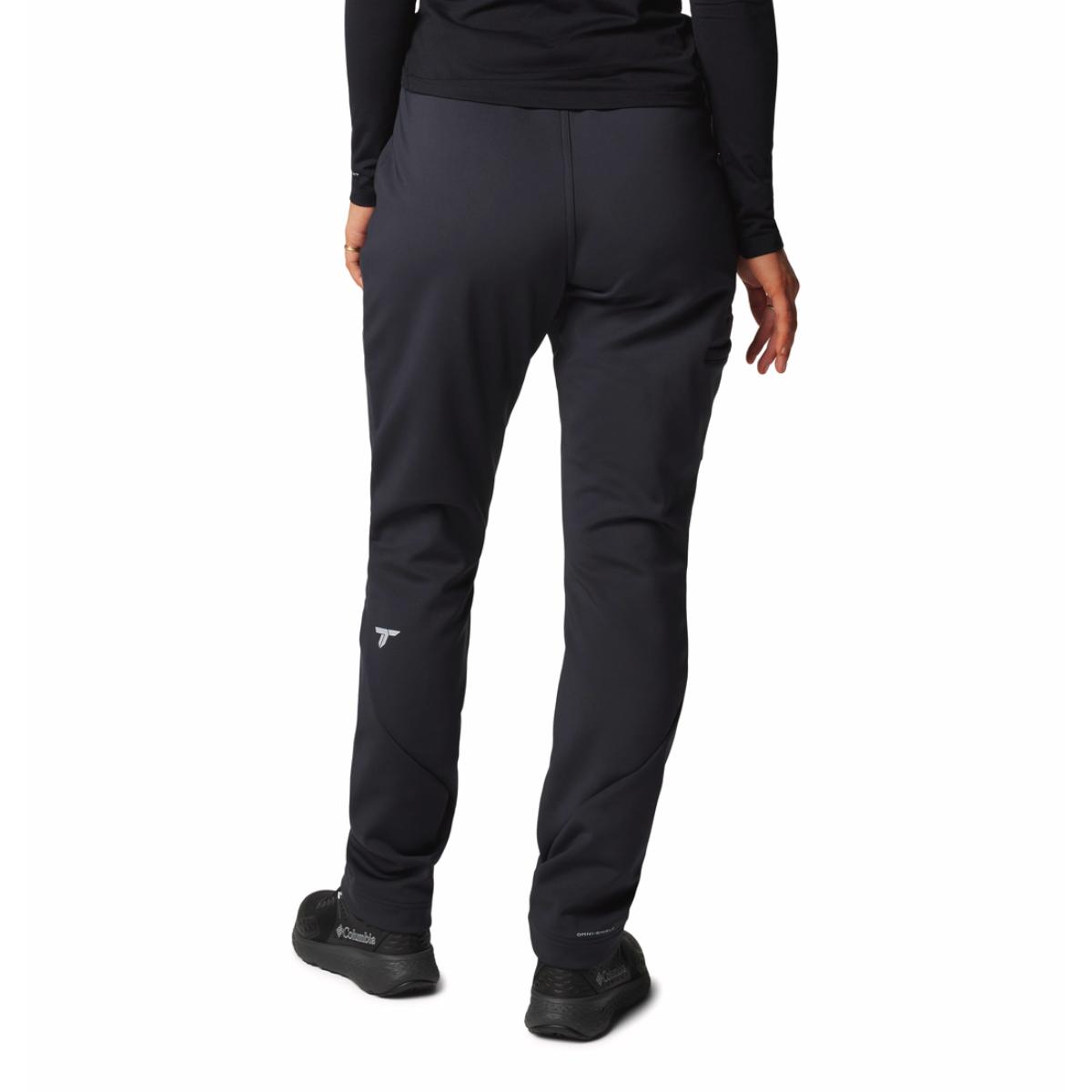 Buy Columbia Black Vast Canyon HighRise Softshell Trackpant Online