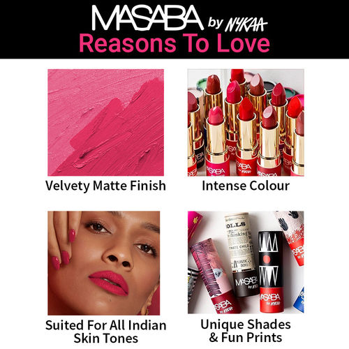 Masaba By Nykaa Lipstick Buy Masaba By Nykaa Lipstick Online At Best Price In India Nykaa .'masaba by nykaa' is indian fashion designer masaba gupta's first ever beauty collection;