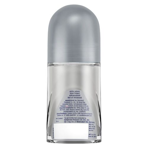 Nivea Men Deodorant Roll On Silver Protect Buy Nivea Men Deodorant Roll On Silver Protect Online At Best Price In India Nykaaman