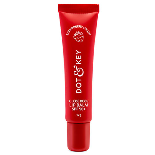 dot and key lip balm vitamin c Dot & Key Gloss Boss Lip Balm SPF 50+ PA+++ With Vitamin C + E, Strawberry Crush
