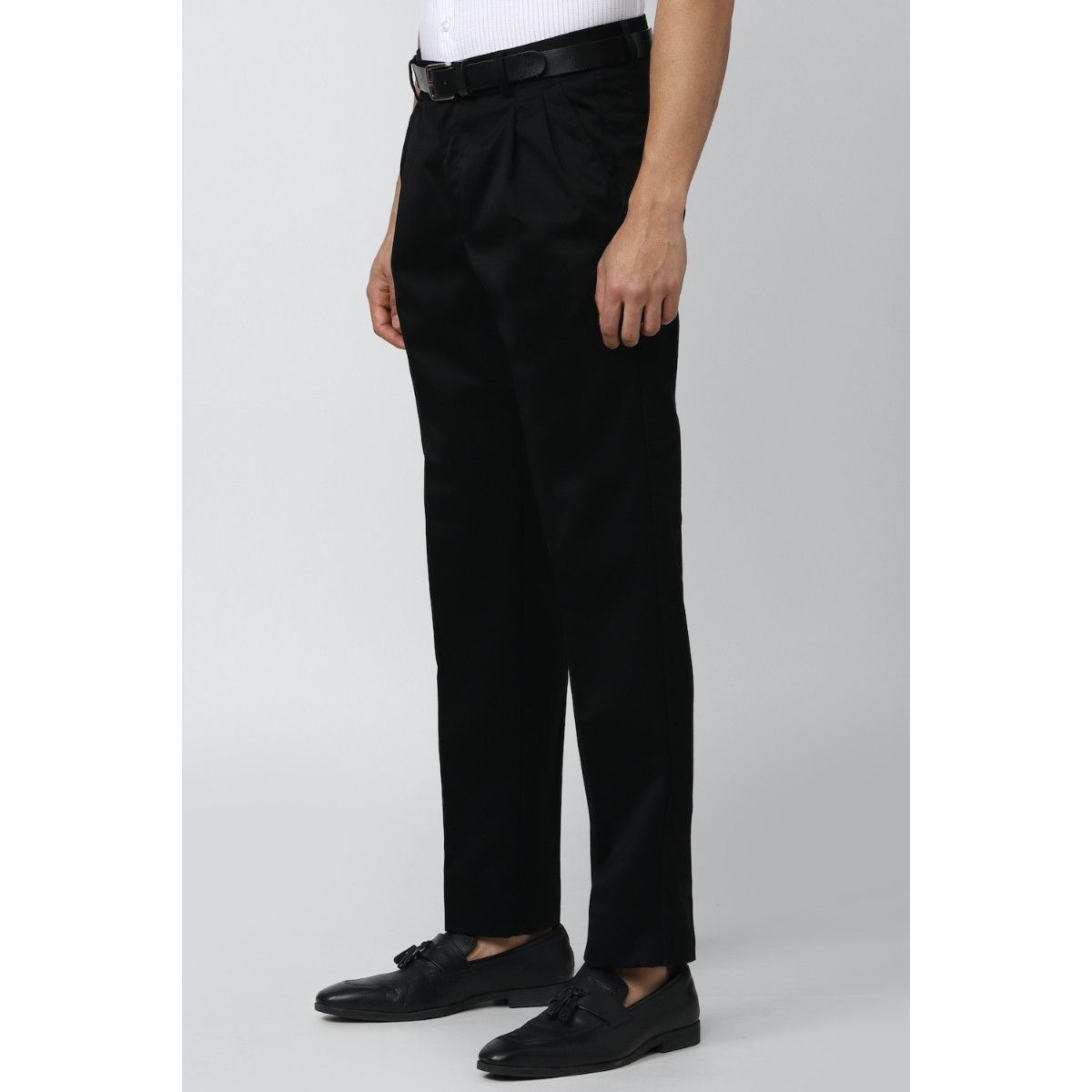 Buy Peter England Men Neo Slim Fit Checked Trousers - Trousers for Men  22245744 | Myntra