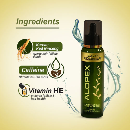 Keya Seth Aromatherapy Alopex Penta Active 10 For Hairfall Control Solution  - Pack of 3: Buy Keya Seth Aromatherapy Alopex Penta Active 10 For Hairfall  Control Solution - Pack of 3 Online