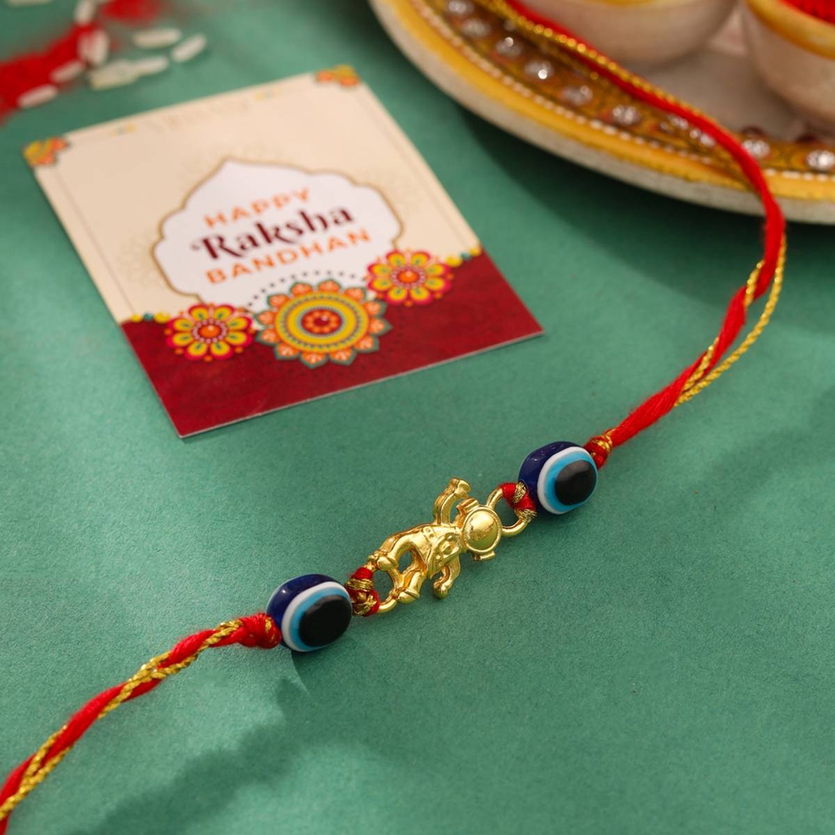VIRAASI Astronaut Rakhi for Kids Brother With Roli Chawal & Card