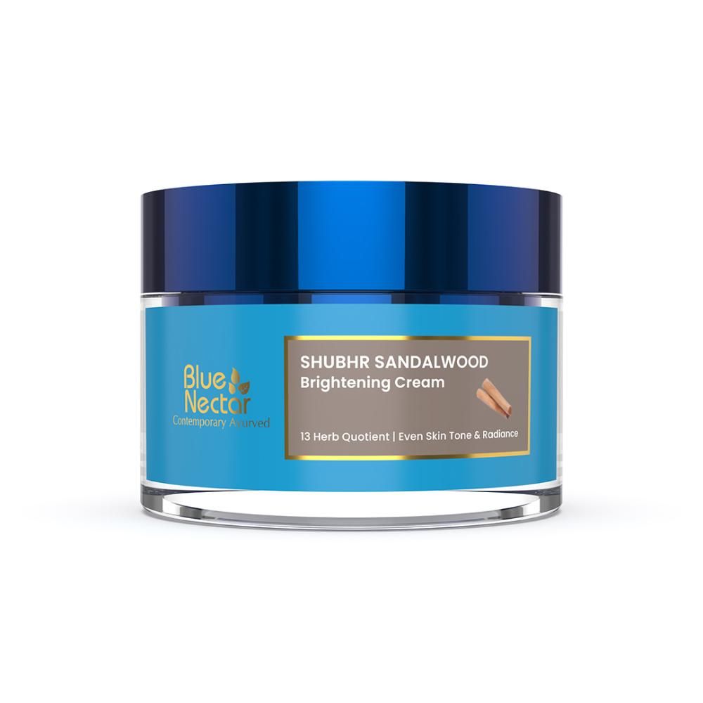 Blue Nectar Sandalwood Face Cream for Skin Brightening for Women