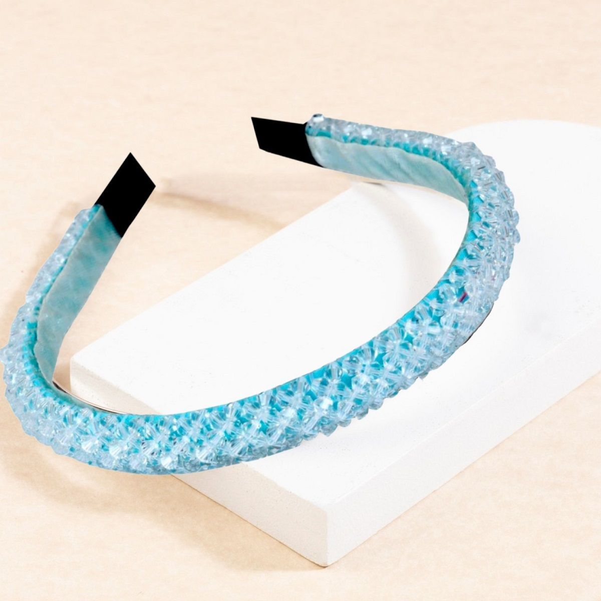 Spiky Tie Shaped Elastic Hair Band Free Size Blue for Girls 315Years  Online in India Buy at FirstCrycom  9900913