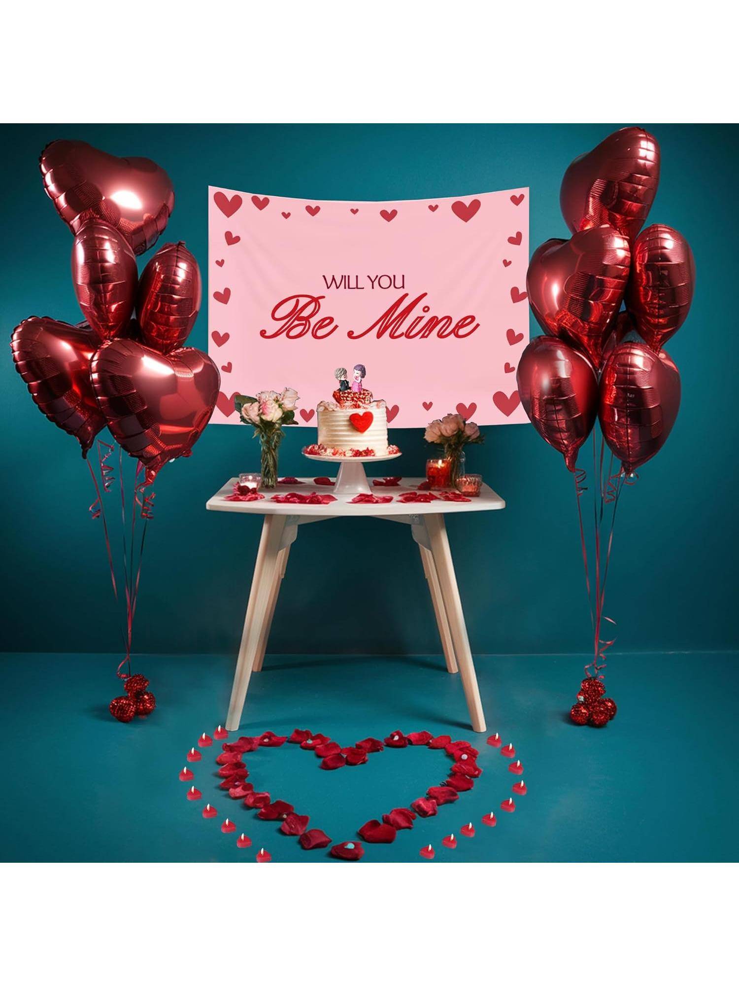 Special You Valentine Decor, Will You Be Mine Backdrop For Decoration