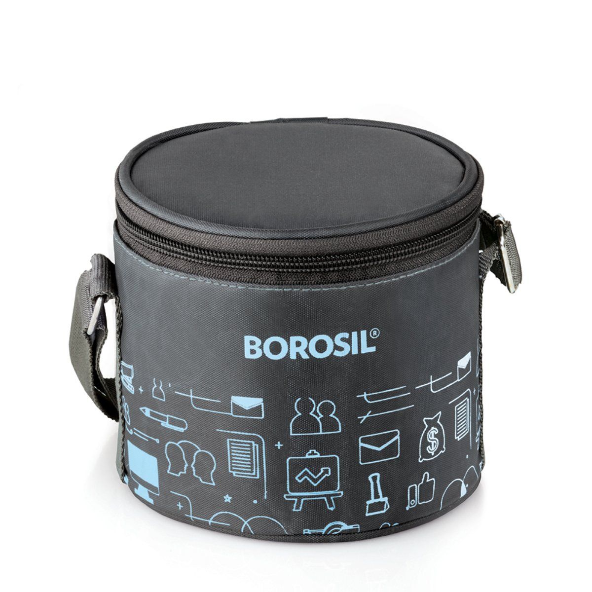 Flipkart.com | BOROSIL Hot-N-Fresh Stainless Steel Insulated Set of 2  Containers Lunch Box -