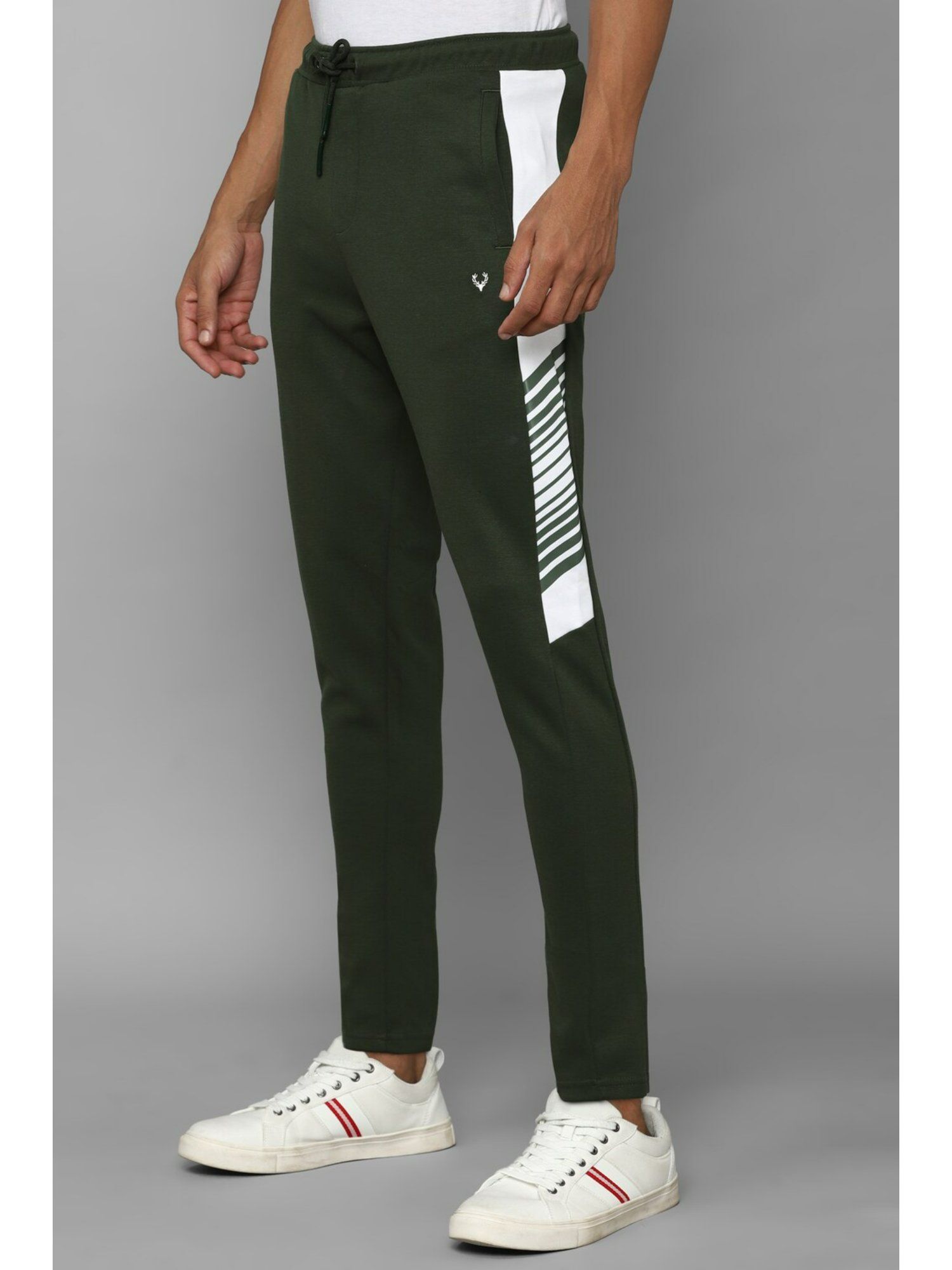 Allen Solly Women's Regular Track Pants (AHKBCRGPW20085- Teal_26),Size 26