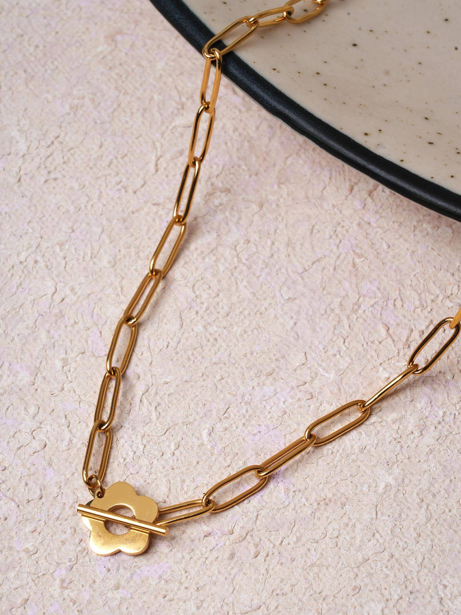 Palmonas Blossom Charm Necklace for Women - Waterproof and Anti-Tarnish