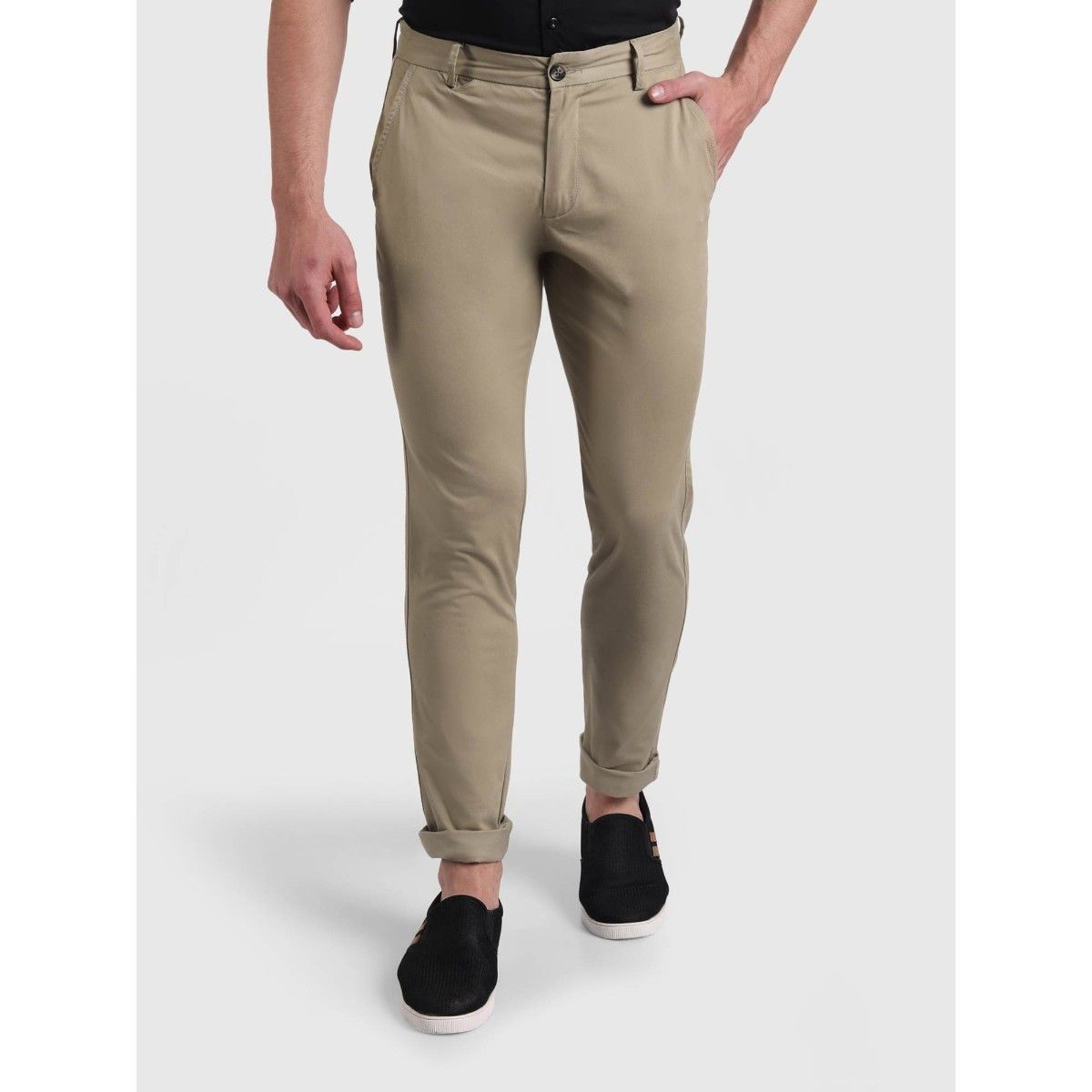 United Colors Of Benetton Men White Trousers - Buy United Colors Of Benetton  Men White Trousers online in India