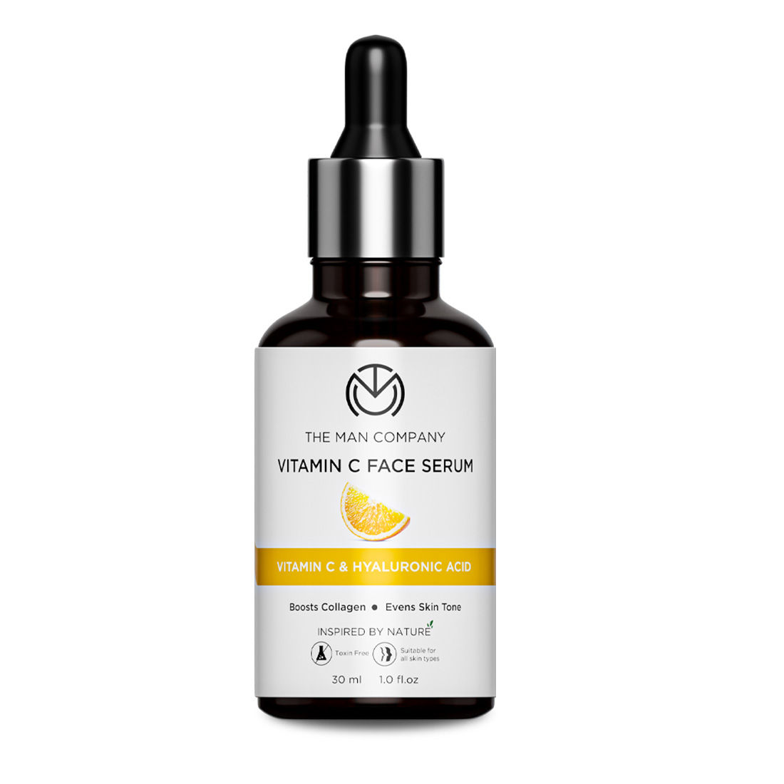 The Man Company 40% Vitamin C Face Serum With Hyaluronic Acid For Brightening And Anti-Ageing