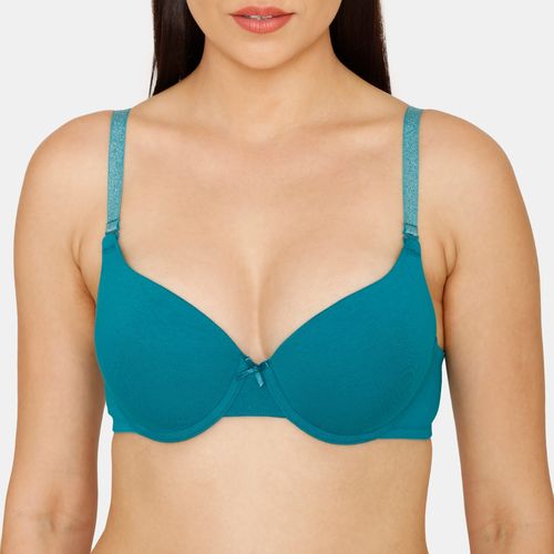 Zivame 32a Blue Push Up Bra - Get Best Price from Manufacturers