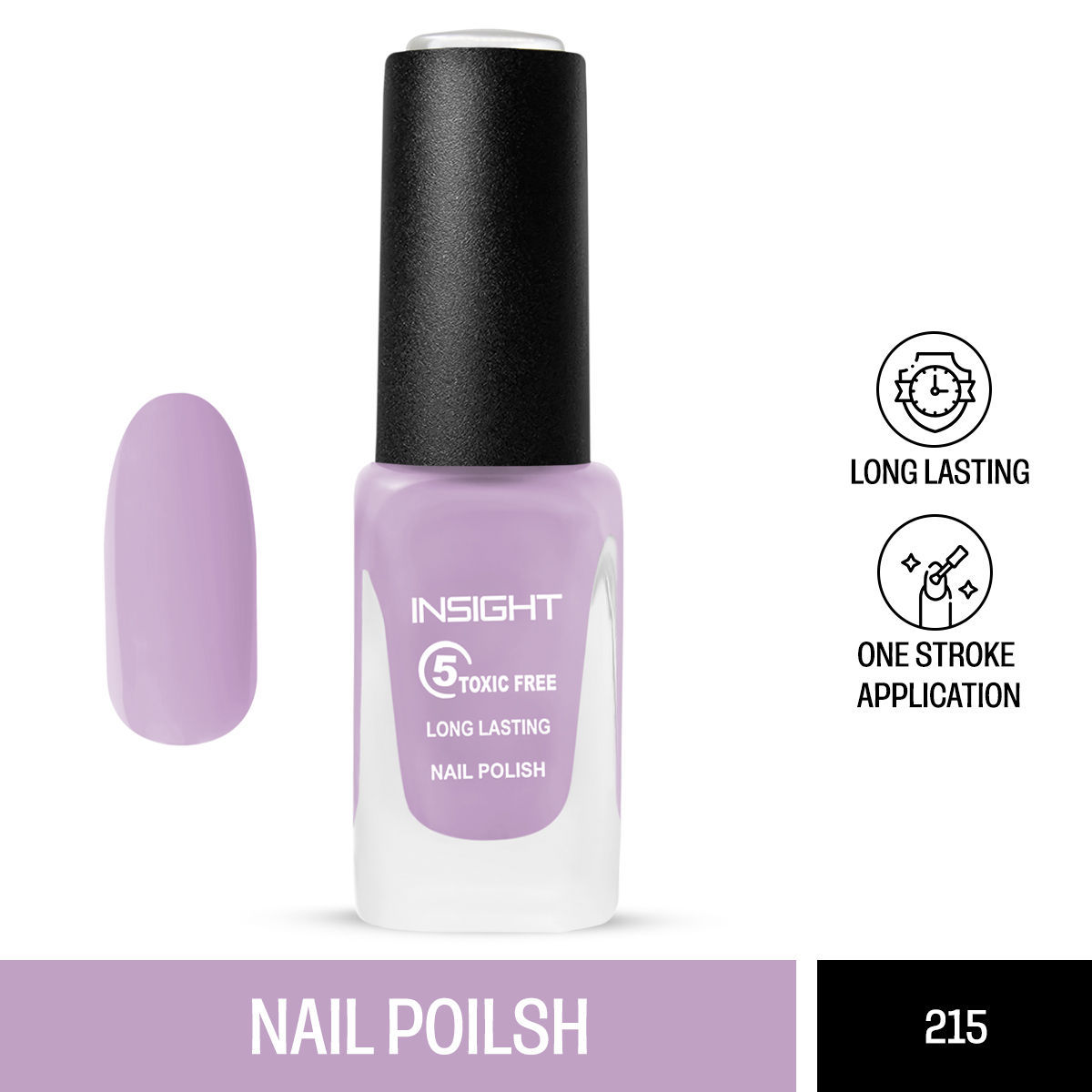 Buy Insight Cosmetics 5 Toxic Free Long Lasting Nail Polish - 31 9ml Online  at Best Prices in India - JioMart.