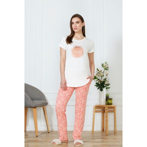 Buy Van Heusen Women Superior Drape & Ultra Soft Lounge Pants - Coral Online