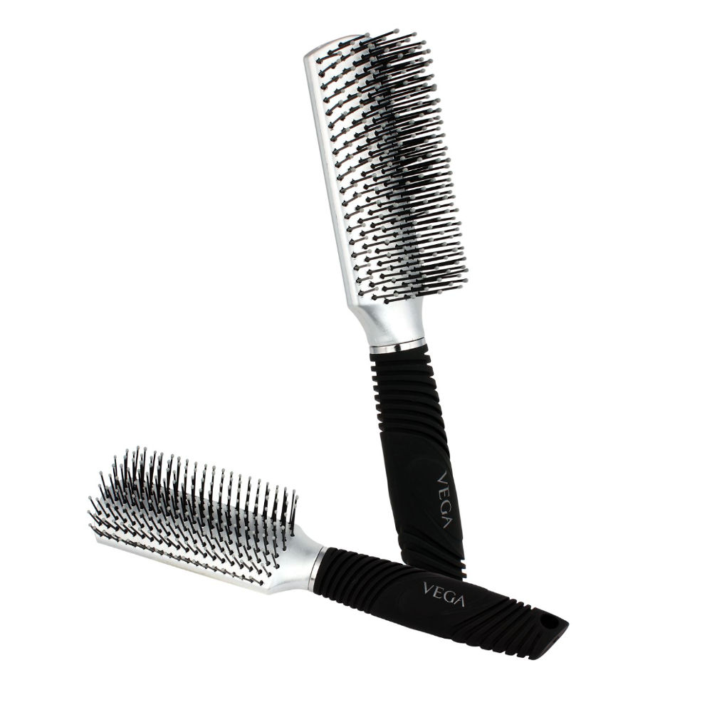 VEGA Hair Brush Set + Free Small Hair Brush Worth Rs.200 Inside This Pack (HSB-01)
