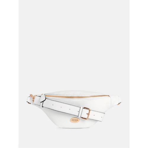 Guess Women White Perdita Mini Fanny Belt Bag