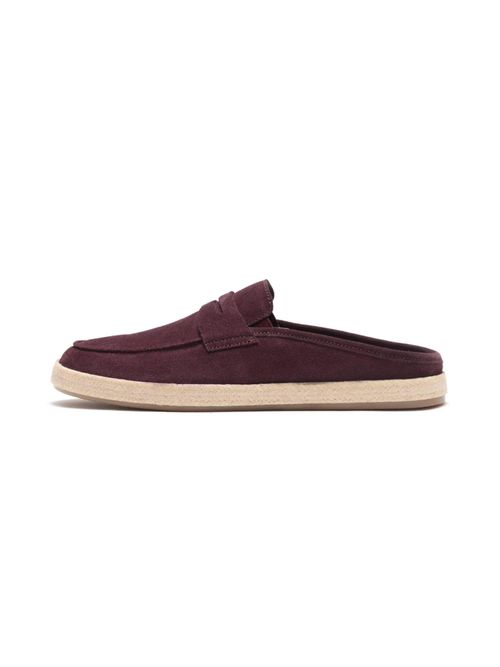 Buy Rare Rabbit Diago Dark Bordo Purple Mules Online