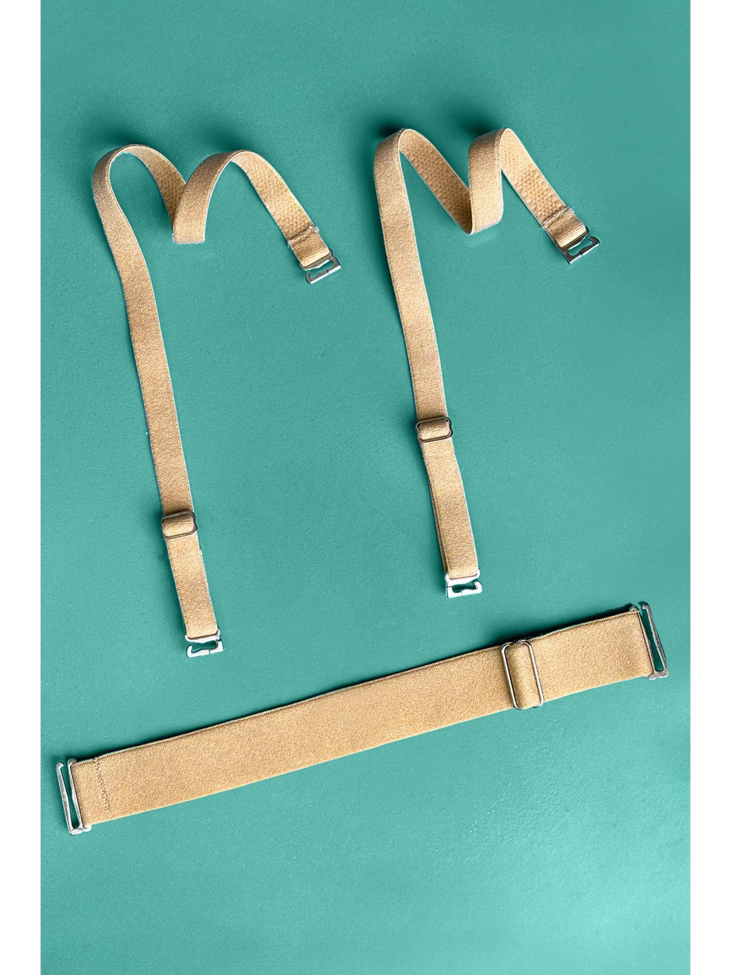 Clovia Beige Adjustable Shoulder Straps and Back Band