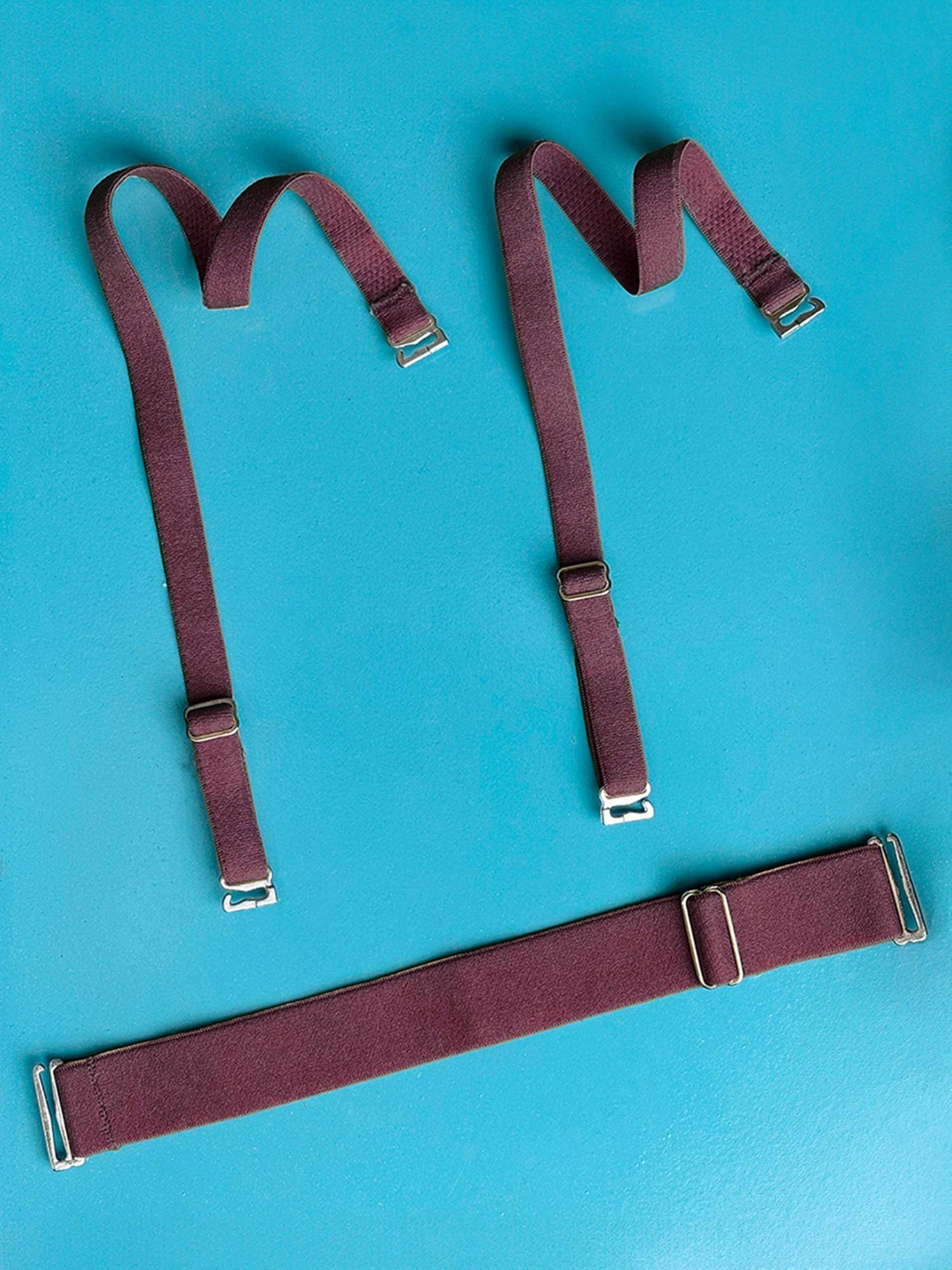 Clovia Purple Adjustable Shoulder Straps and Back Band