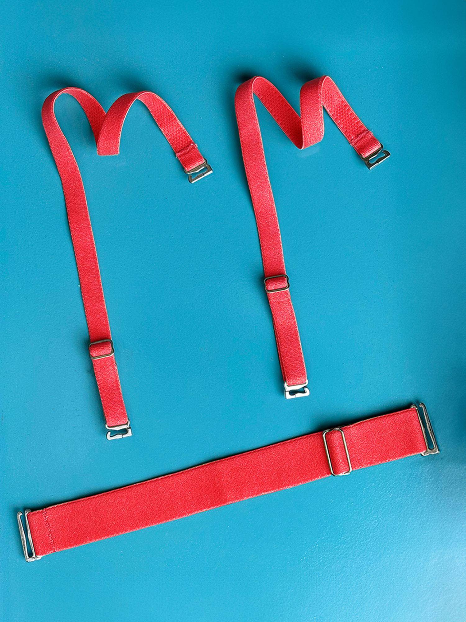 Clovia Red Adjustable Shoulder Straps and Back Band