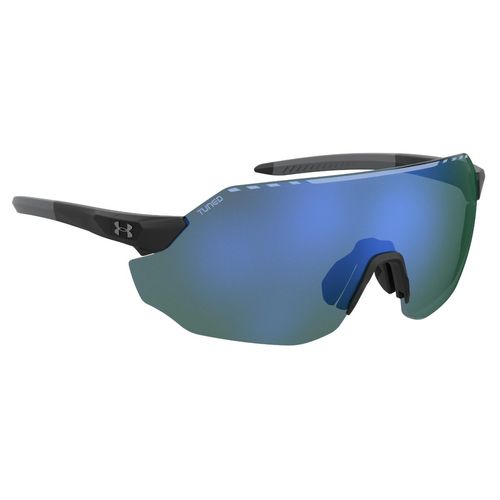 Under Armour Unisex Green Matte Black Grey Wrap around Sunglasses with 100%  UV Protection