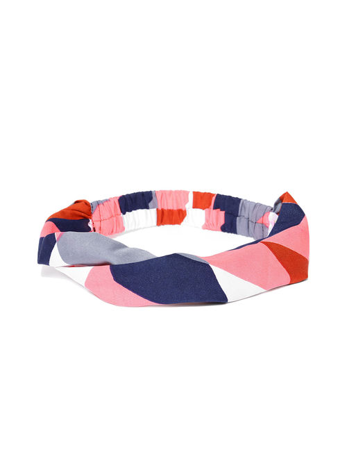 Buy Blueberry Multi Color Printed Hair Band Online