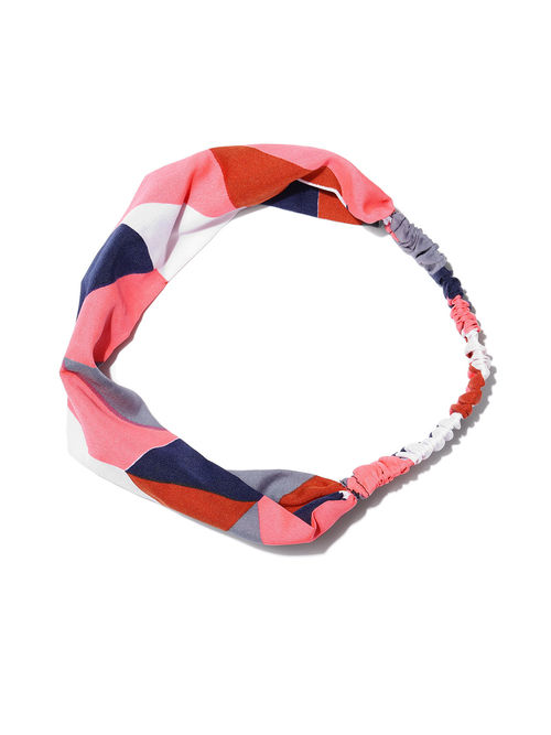 Buy Blueberry Multi Color Printed Hair Band Online