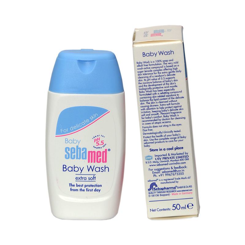 sebamed baby face wash