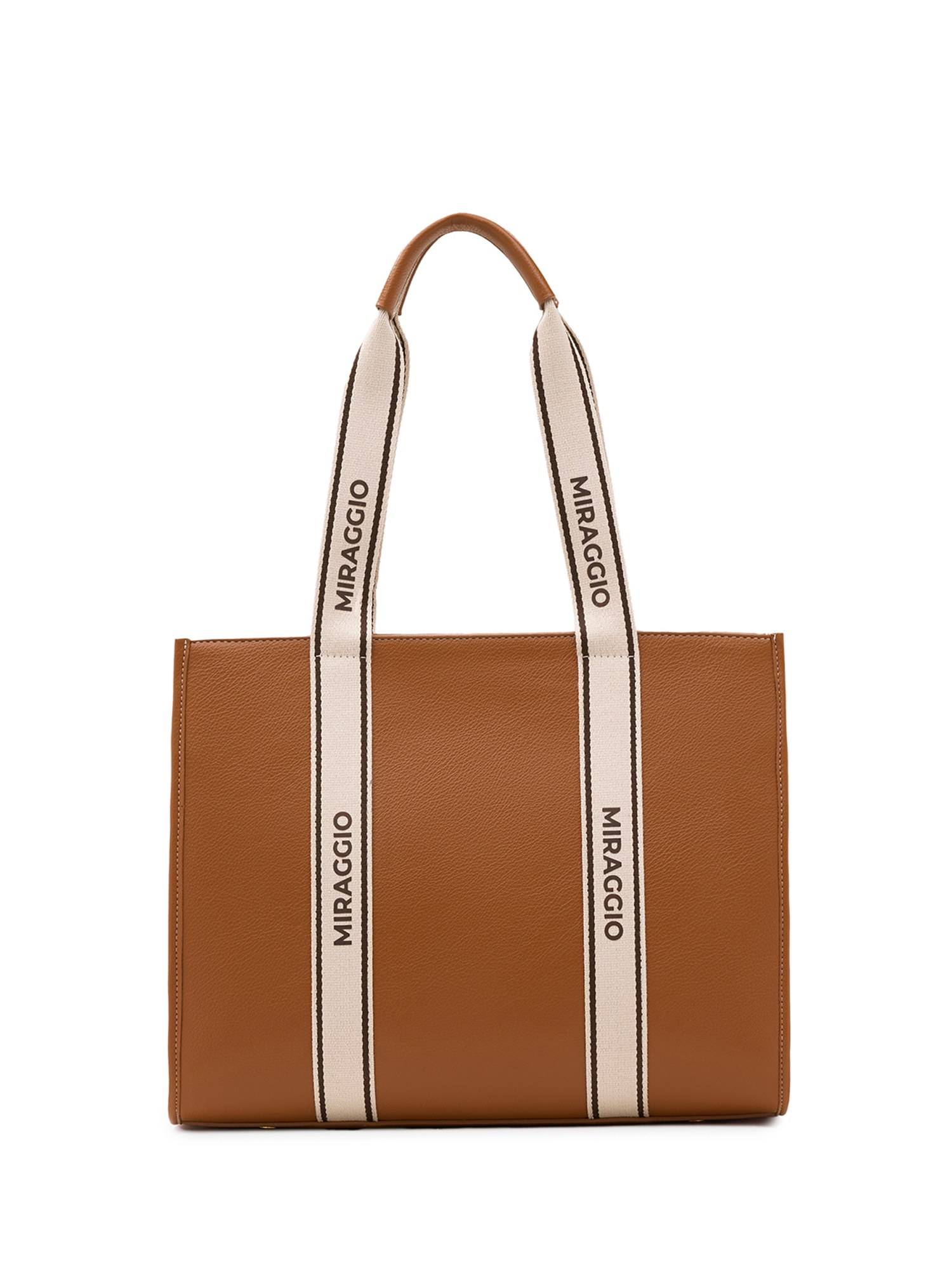 MIRAGGIO Blanche 14 inch Tote Bag for Women | Zipper Closure | Office, Work & Everyday Use (L)