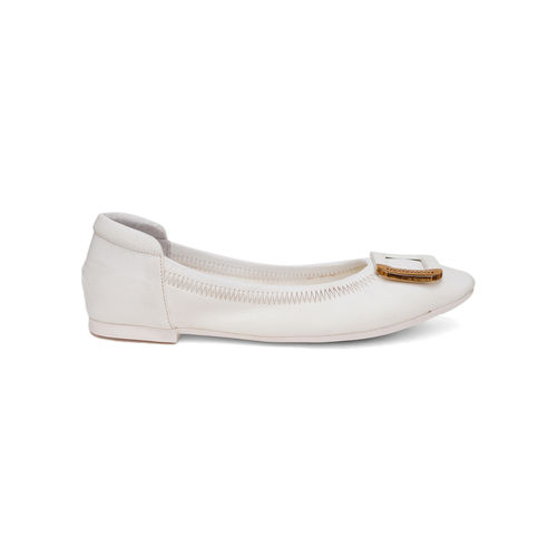Buy Sherrif Shoes Women White Casual Ballerina Online