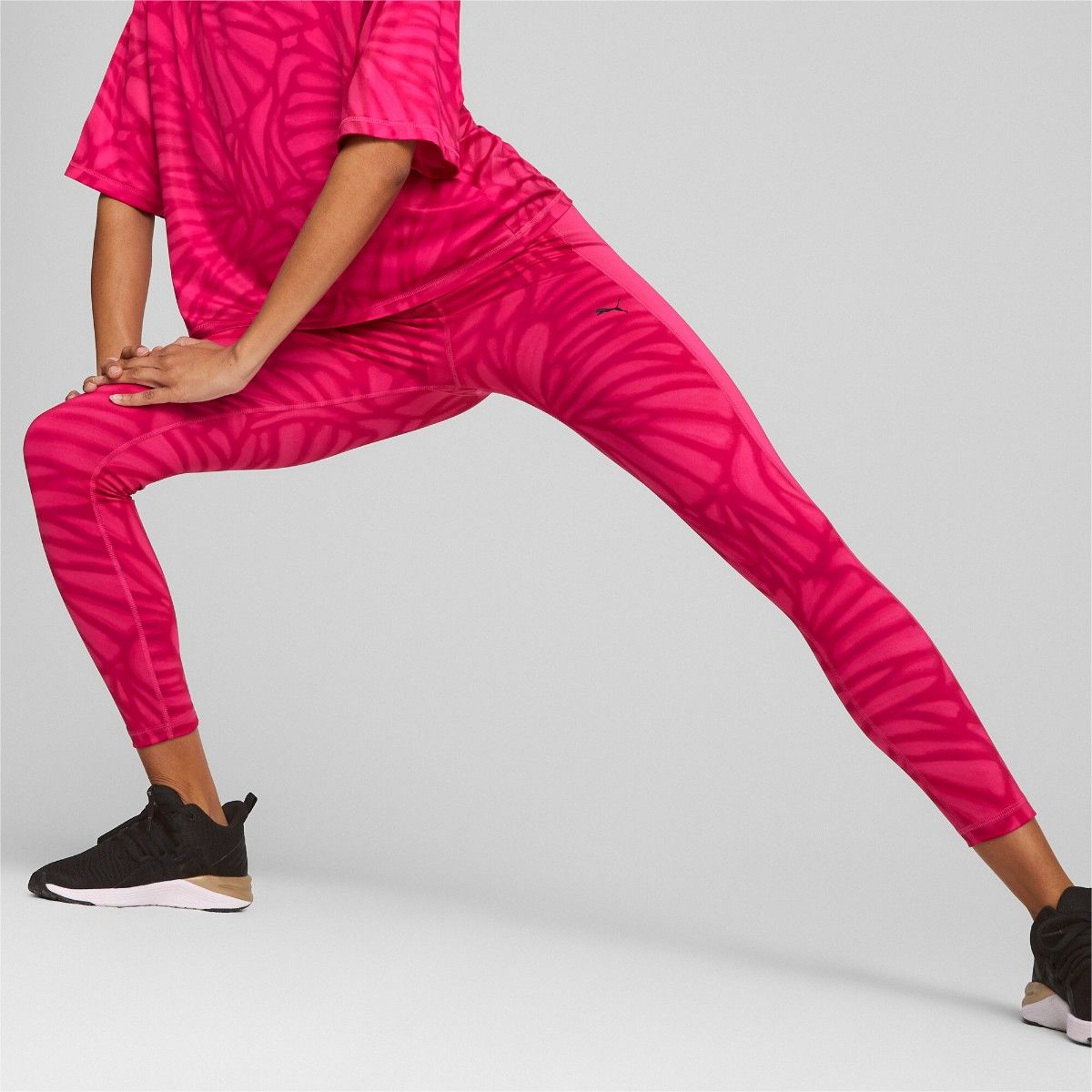 Buy Puma Train Favourite High Waist 7-8 Womens Pink Tights Online