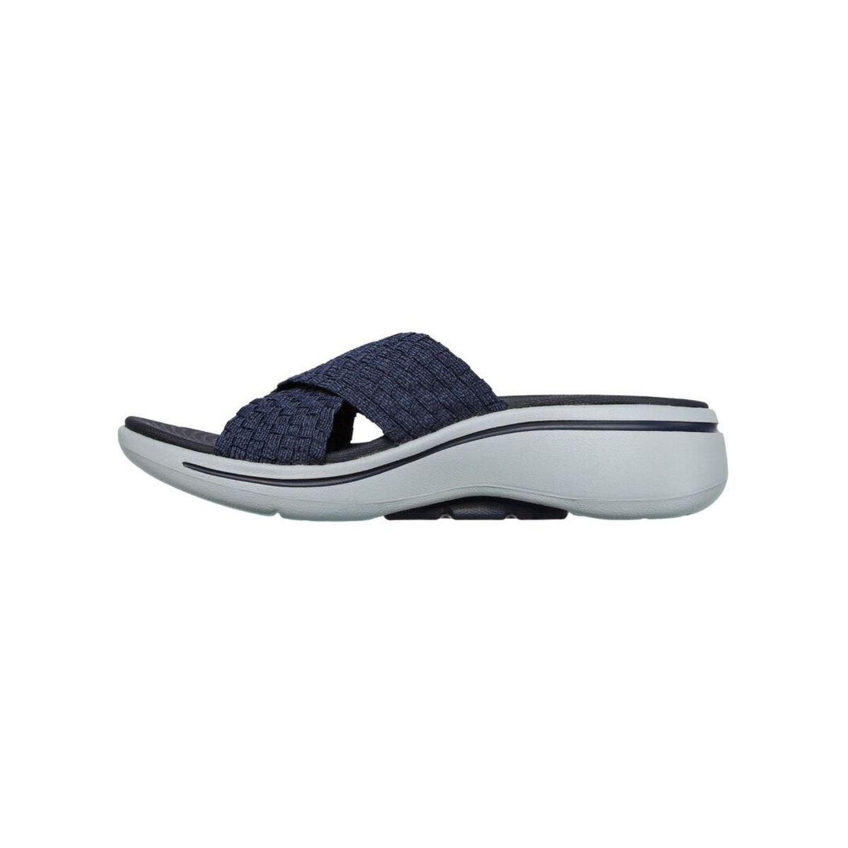 Buy SKECHERS Go Walk Arch Fit - Wondrous Navy Gowalk/arch Fit Flip ...