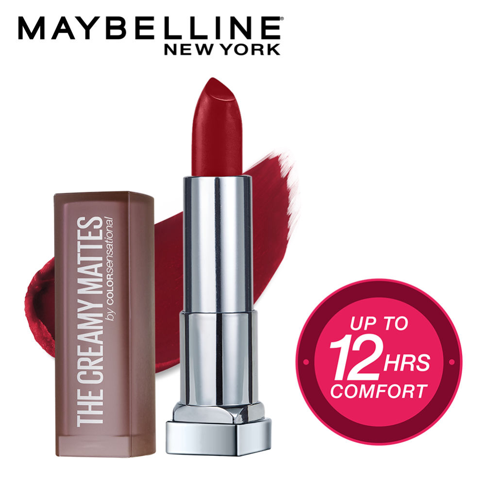 Maybelline New York Color Sensational Creamy Matte Lipstick 695 Divine Wine Buy Maybelline 6757