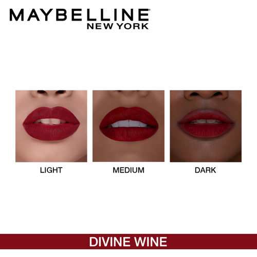 Maybelline New York Color Sensational Creamy Matte Lipstick Divine Wine Buy Maybelline New York Color Sensational Creamy Matte Lipstick Divine Wine Online At Best Price In India Nykaa