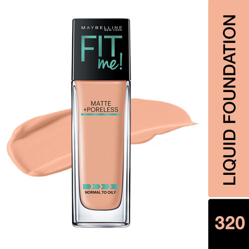 Maybelline New York Fit Me Matte Poreless Liquid Foundation 320 Natural Tan Buy Maybelline New York Fit Me Matte Poreless Liquid Foundation 320 Natural Tan Online At Best Price In India Nykaa