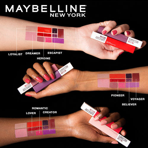 Maybelline New York Super Stay Matte Ink Liquid Lipstick Buy Maybelline New York Super Stay Matte Ink Liquid Lipstick Online At Best Price In India Nykaa Pick the colours for your pout.