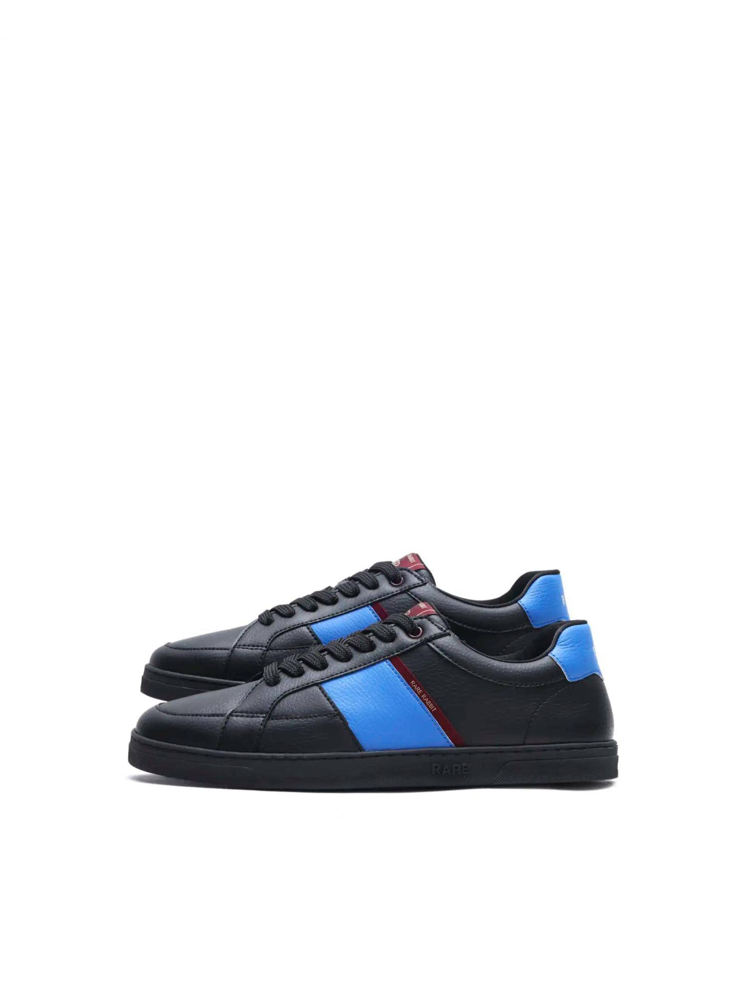 Buy Rare Rabbit Men Black Lace-Up Sneakers Online