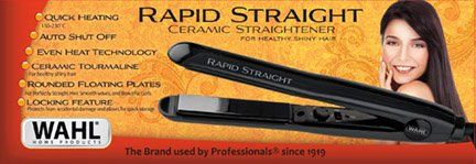 wahl rapid straight ceramic hair straightener