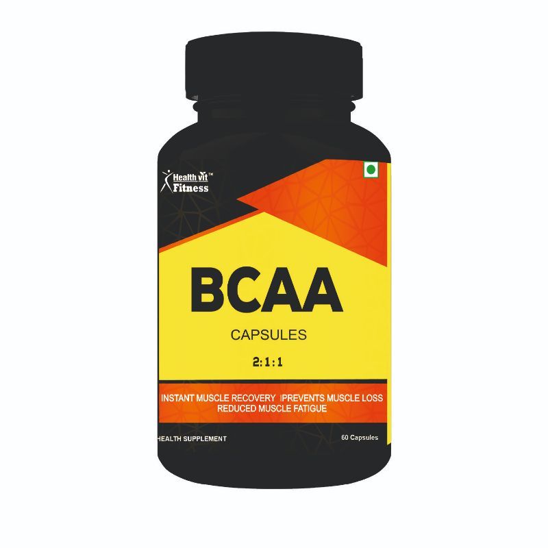 HealthVit BCAA (2:1:1) 1000Mg 60 Capsules