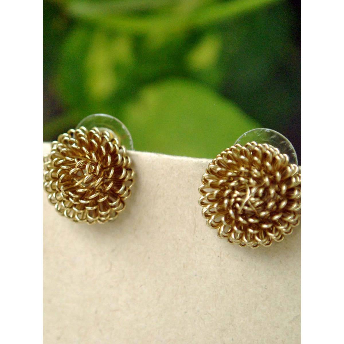 BeAbhika Porcupine Stud Earrings