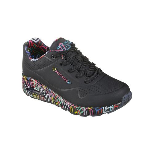 SKECHERS Uno Loving Love Black Skechers Street Casual Shoes (UK 2)