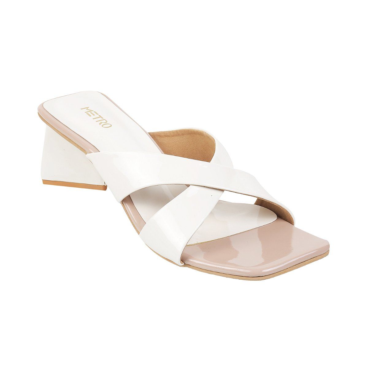 Metro hot sale white sandals