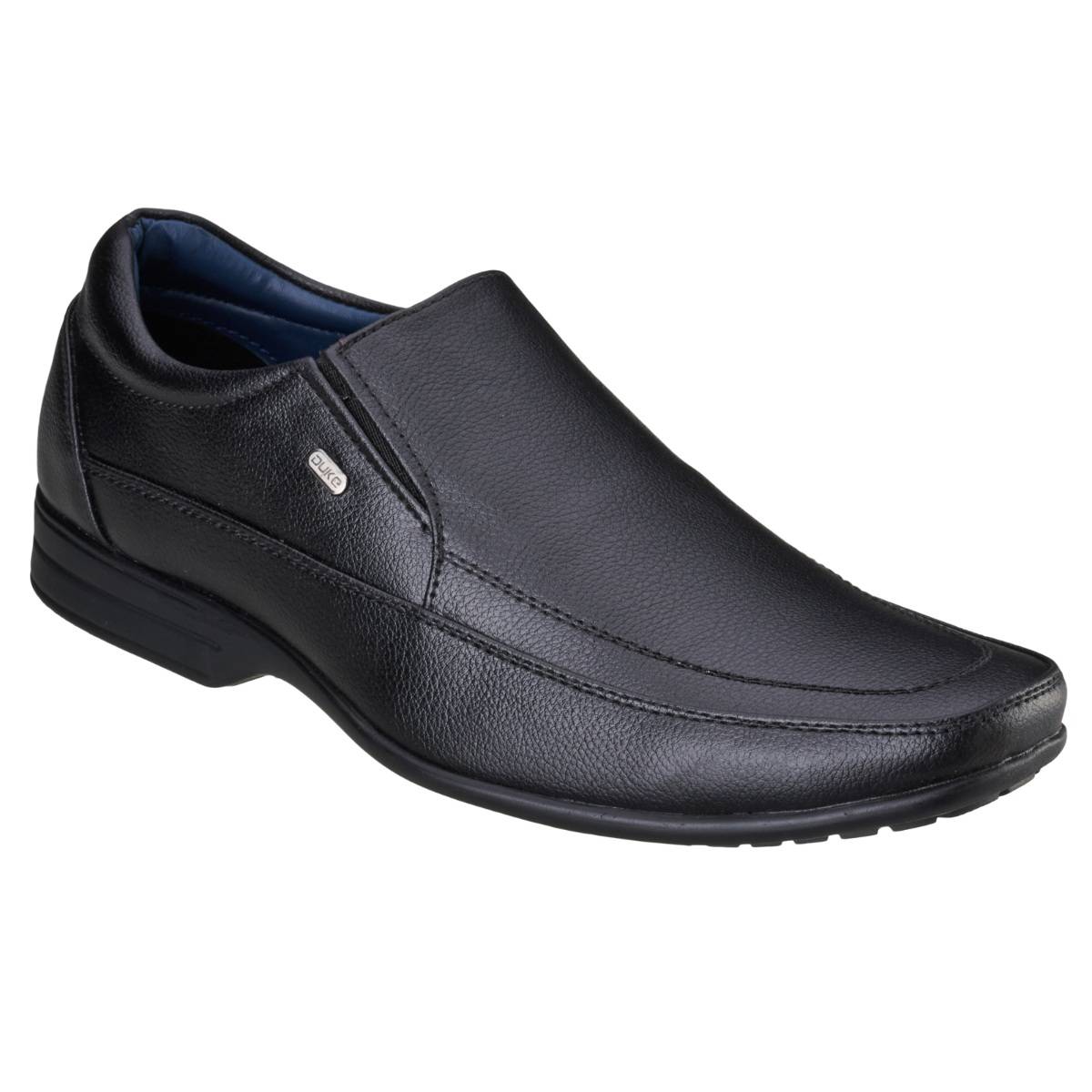 Buy Duke Solid/plain Black Formal Shoes Online